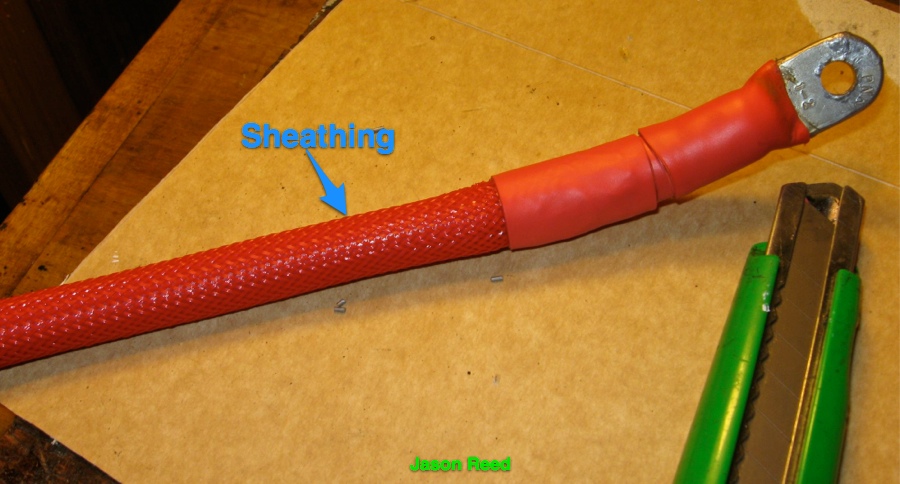 Apply protective sheath